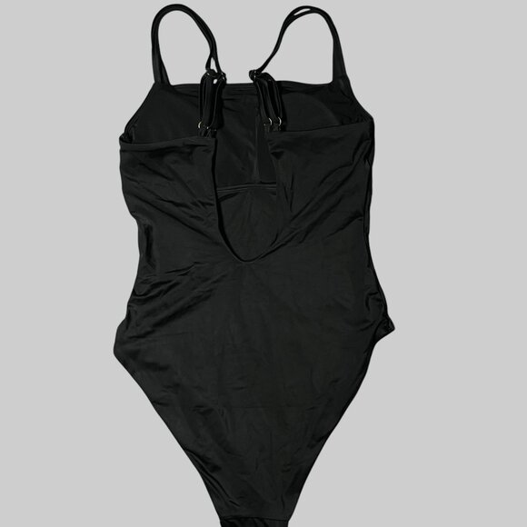 NWT Andie The Rockaway One Piece Swimsuit Womens M Black - Picture 4 of 10